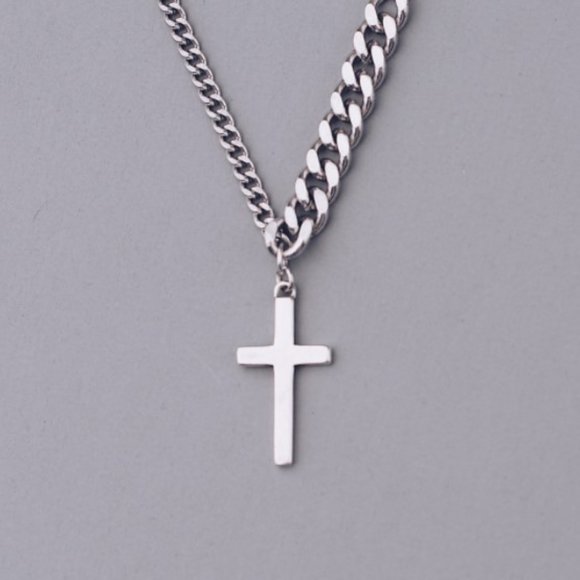 *NEW 925 Sterling Silver Vintage Cross Necklace - Picture 2 of 16